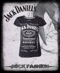 Dámské tričko JACK DANIELS plísňované